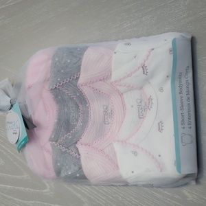 Carter's 4 short sleeve bodysuits, brand new